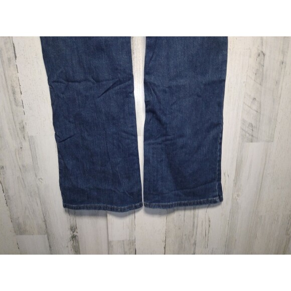 Levi's 545 Jeans Womens 16M Low Boot Cut Regular Fit Dark Wash Blue Cotton Blend - Picture 6 of 10